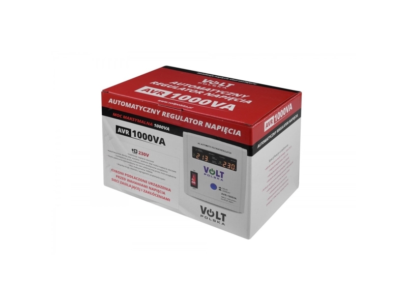 Spänningsstabilisator AVR 1000VA 8-11% | Motorer - spänningsreglering - övervakning etc.  >  Transformator | GameStuff