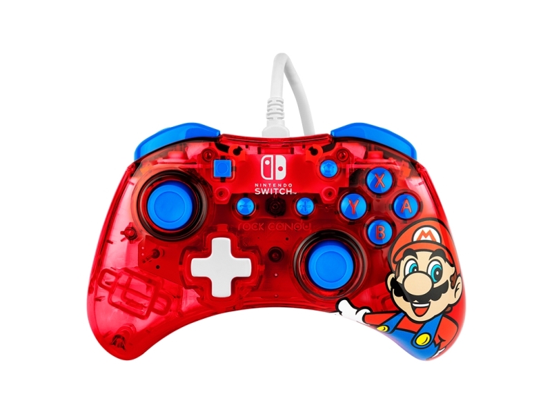 Pdp Rock Candy: Mario Punch, Gamepad, Nintendo Switch, Nintendo Switch Lite, Nintendo Switch Oled, D-Pad, Menü-Taste, Analog / Digital, Kabelgebunden