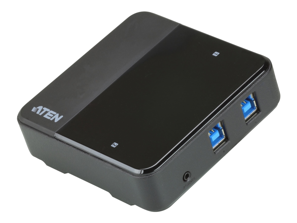 Aten Us234 - Usb Sharing Switch Til Periferiudstyr - 2 X Superspeed Usb 3.0 - Desktop