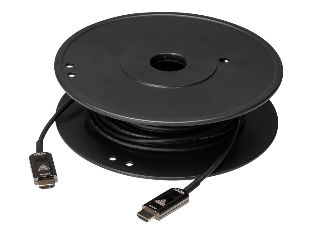 Aten Vancryst Ve781020 - Hdmi-Kabel - Hdmi Han Til Hdmi Han - 20 M - Hybrid Kobber/Fibertoptik - Sort - 4K Support, Active Optical Cable (Aoc) - For