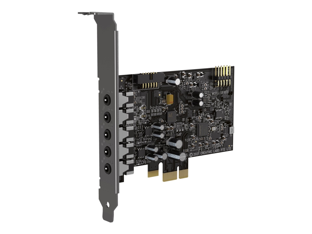 Creative Sound Blaster Audigy Fx V2 - Lydkort - 24 bit - 192 kHz - 120 dB SNR - 5.1 - PCIe