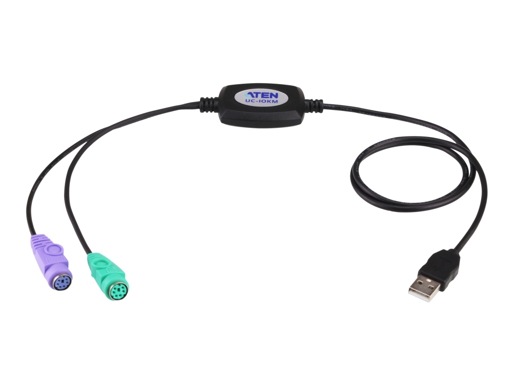 ATEN - Tastatur-/ musadapter - USB (han) til PS/2 (hun) - 90 cm