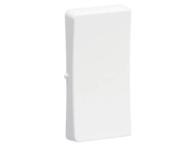 LAURITZ KNUDSEN LK FUGA Tangent ny type afbryder 4 stk. ½ modul, Hvid- I pose for DIY