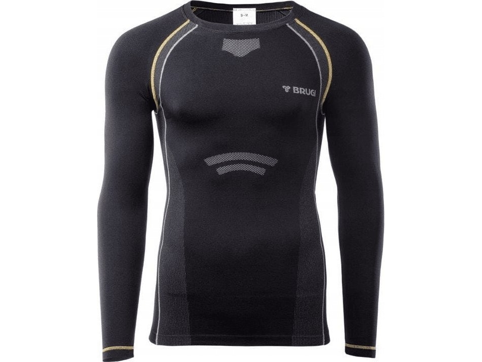 Brugi Herre Termoundertøj Sweatshirt Brugi 4Rc3 Sort Størrelse L/Xl