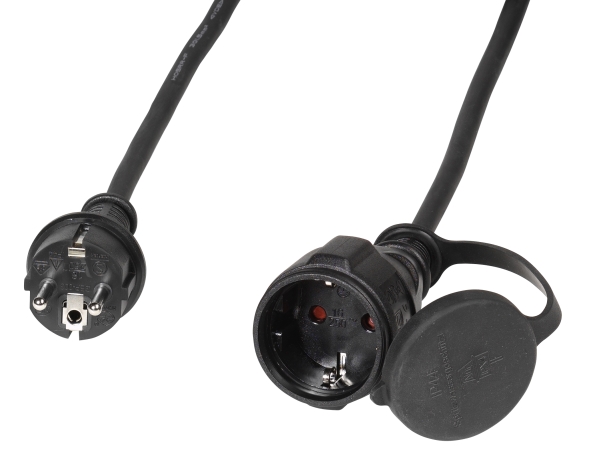 Vivanco SKV 05RR 10B, 10 m, Utomhus, Typ F, Type F (CEE 7/4), Rak, IP44 | Annan EL - Övriga artiklar | GameStuff