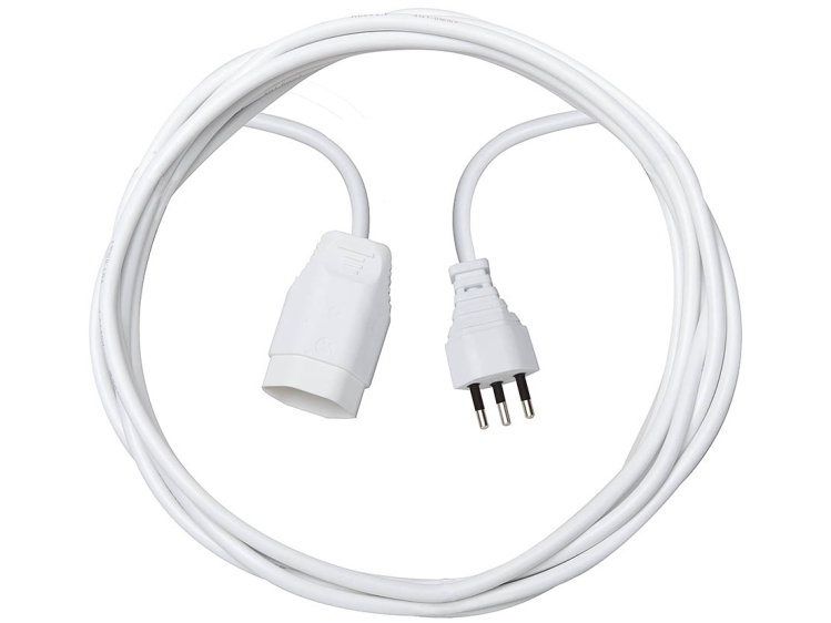 Brennenstuhl 1168122, 2 m, Hane/Hona, 230 V, 10 A, Vit | Annan EL - Övriga artiklar | GameStuff