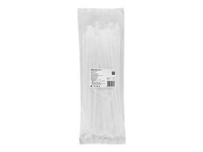 Qoltec - Kabelbånd - 30 Cm - Hvid (Pakke Med 100)