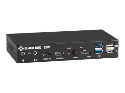 Black Box Kvm Switch Uhd 4K60 Dual Head