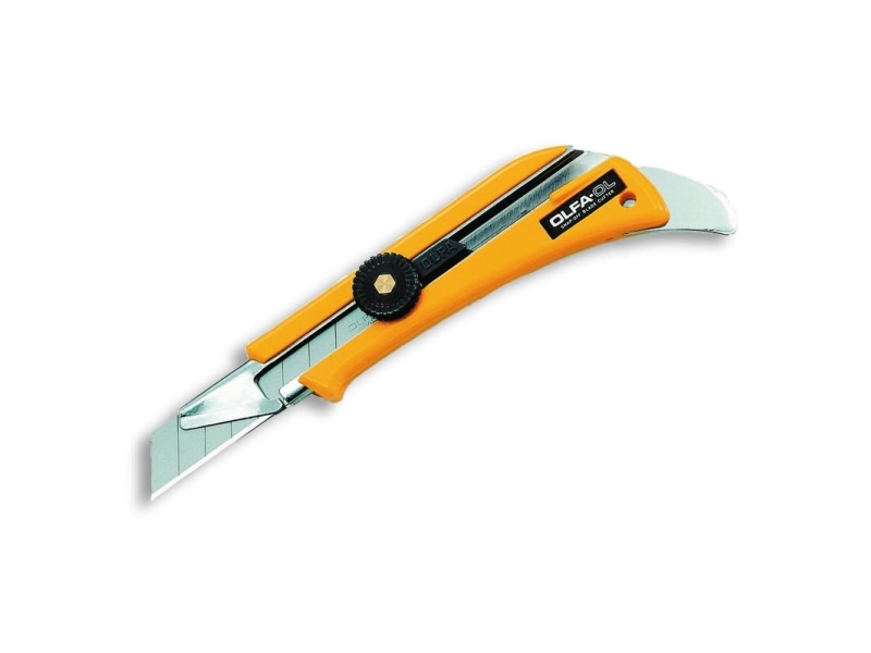 Olfa-kniv med mattskena, bladguide, horn och hjullås - 1504963 | Verktyg & Verkstad - Handverktyg - Knivar | GameStuff