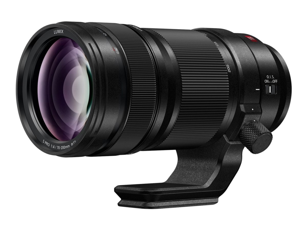 Panasonic Lumix S PRO S-R70200 - Telefoto zoom objektiv - 70 mm - 200 mm - f/4.0 O.I.S. - L-Mount - for Leica SL2, SL2-S  Leica CL  Panasonic Lumix DC-BS1H, S1, S1R, S1H, S5, S5M2, S5M2X  Sigma fp, fp L