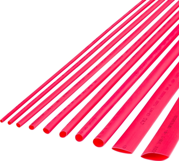 Cabletech Krympeflex 4,5 mm-1 m rød Cabletech