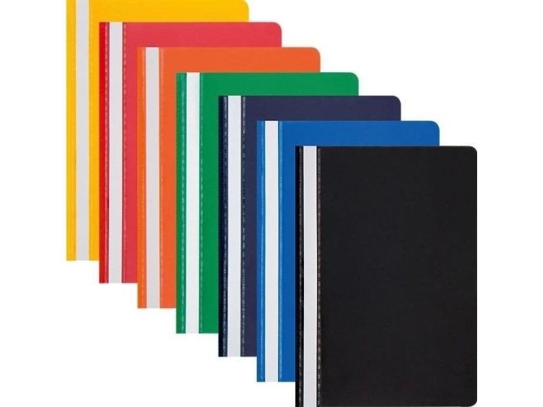 Mappe A4 Pvc Sort 5 Stk.