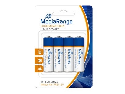 Batterie Aa Fr6 Mignon 4Er Mediarang Mignon Aa Fr6 1.5V 4 Stück Lithium