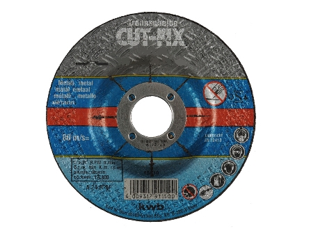 kwb 791750, Skæreskive, Fladcenter, Metal, Metalplader, Alle mærker, 2,2 cm, 17,8 cm