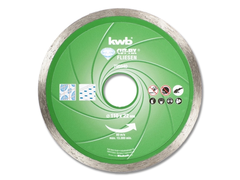 Kwb 795940, Flise, 11 Cm, 2,2 Cm, 1 Stk
