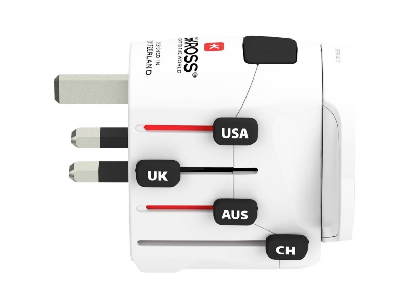 Microconnect Skross World Adapter Pro+ - Stikadapter - Hvid