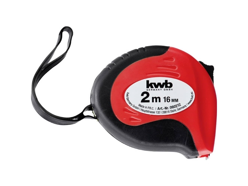 kwb 060212 Målebånd 2 m Stål, Plast | Verktyg & Verkstad - Handverktyg - Mätverktyg & markering | GameStuff