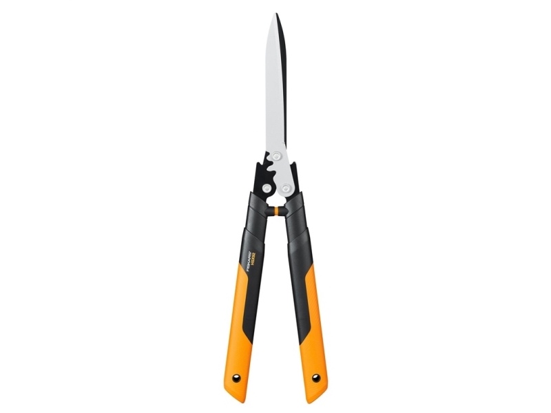Fiskars Powergear X Getriebe-Heckenschere Hsx92, Schwarz, Orange, Gerade Klinge, Aluminium, 63 Cm, 808 G