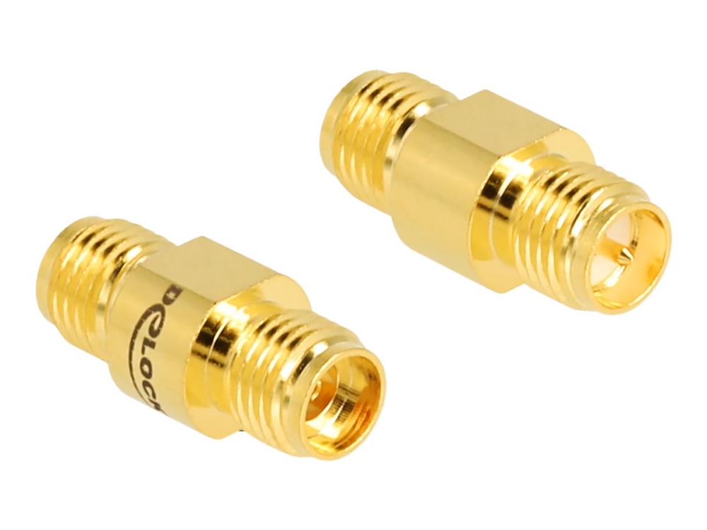 Delock Adapter Rp-Sma Buchse Zu Sma Buchse, Rp-Sma, Rp-Sma, Sma, Buchse, Buchse, Gold