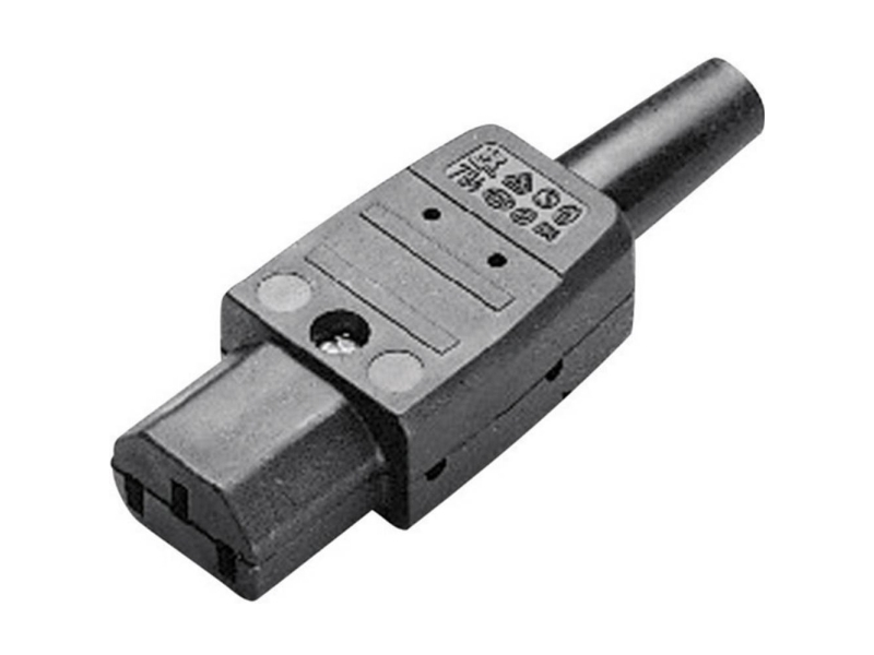 Apparatstik 3P lige, hun, grå, 794/SW | EL Artiklar - Andra EL - Samlare dosor och församlingar | GameStuff