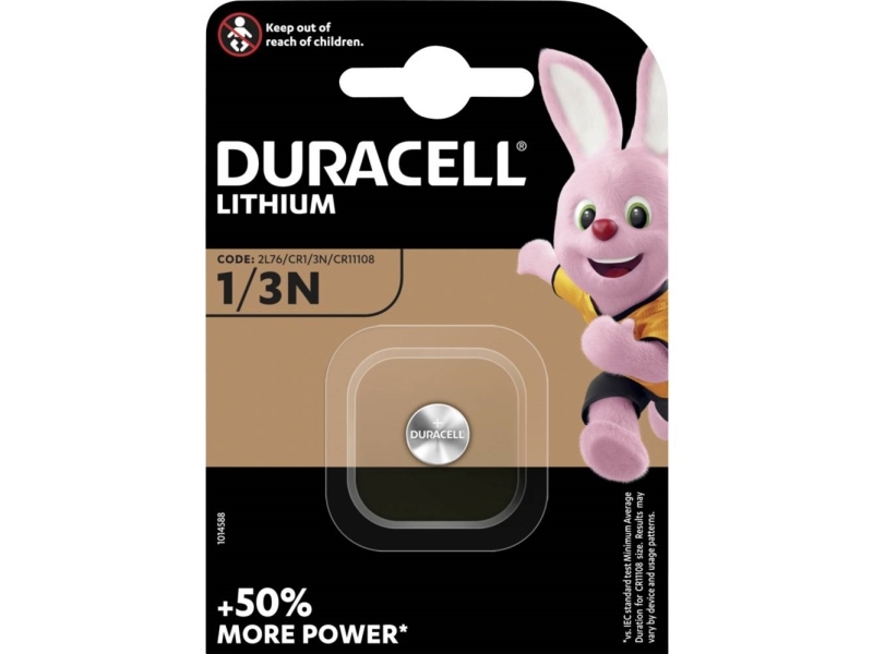Cr 1/3 N Fotobatterie Lithium 3 V 160 Mah Duracell Cr1110 1 Stk