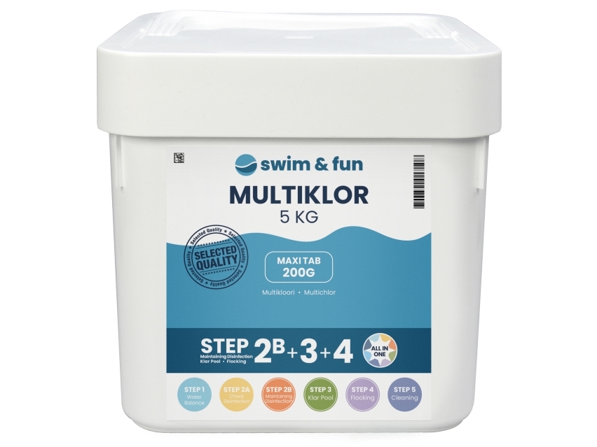 Multiklor Maxi Tab 200 G, 5 Kg