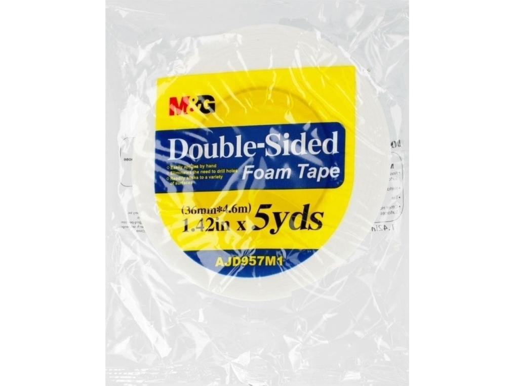M&G Dobbeltsidig Skumklebende Tape 36Mm M&G