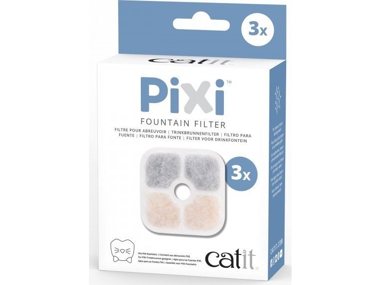 Catit Filter Til Drikkefontæne Pixi Fountain, 3 Stk