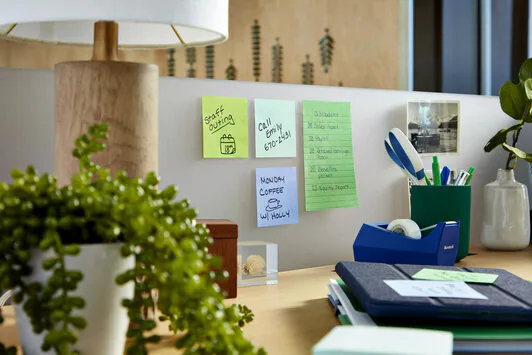 Post-it® Super Sticky Z-Notes Oasis 76x76 mm - (5 stk.)