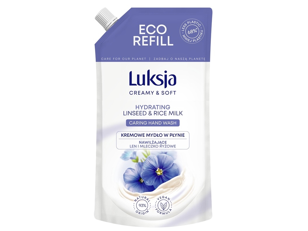 Luxja Creamy &Amp Soft Moisturising Creme Flüssigseife Flachs &Amp Reismilch 400Ml - Vorrat