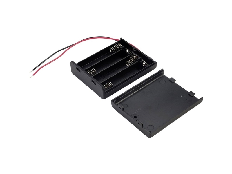 Tru Components Sbh441a Batteriehalter 4X R03 (Aaa) Kabel