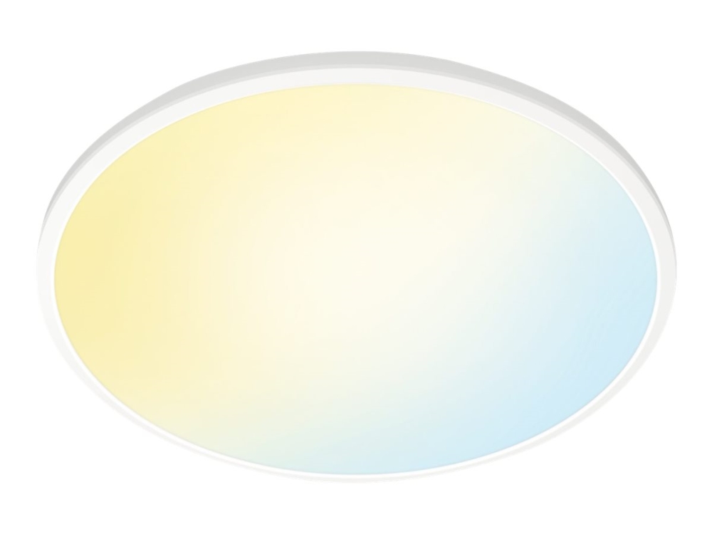 WiZ Superslim Ceiling 32 W, Älykattovalo, Wi-Fi/Bluetooth, Valkoinen, Wi-Fi 4 (802.11n), 802.11b, 802.11g, LED, Muovi