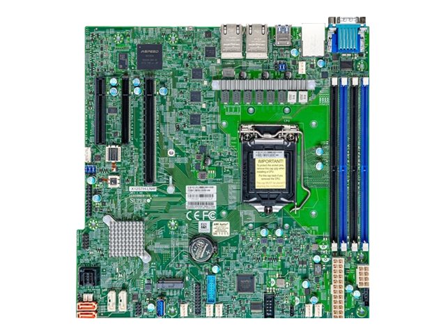 Supermicro X12sth Ln4f Moderkort Micro Atx Lga1200 Uttag C256 Chipuppsattning Usb 3.2 Gen 1 4 X Gigabit Lan Inbyggda Grafiken För Sc5