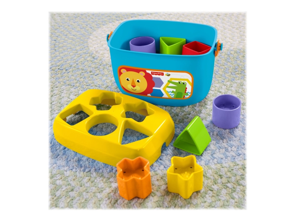 Fisher-price - Puttekasse - Babys Første Klodser - 10 Klodser