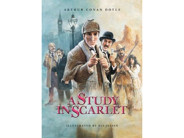 A Study In Scarlet: Illustrated By Nis Jessen | Sir Arthur Conan Doyle | Sprache: Dänish