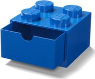 Room Copenhagen Lego Schreibtisch-Schublade 4, Aufbewahrungsbox (Blau, Knöpfe)