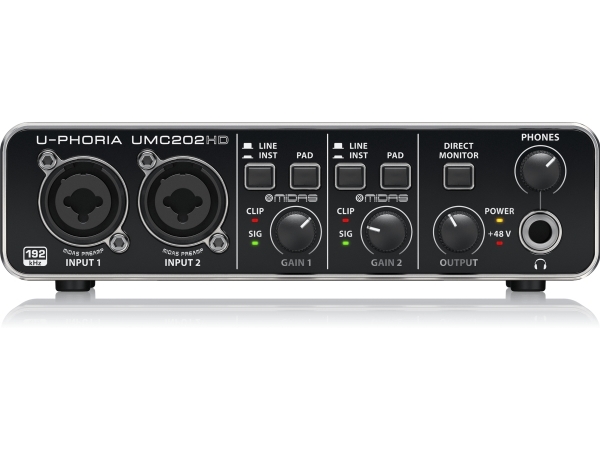 Behringer UMC202HD gränssnitt för ljudinspelning | TV, Ljud & Bild - Musikstudio - Ljud - Studio - Inspelning | GameStuff