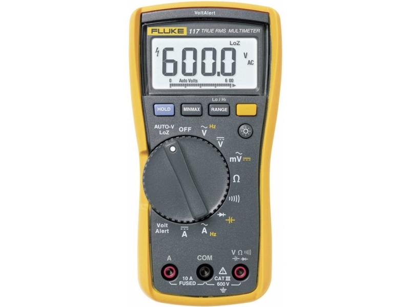 Fluke 2583647-ISO Hånd-multimeter Kalibreret (ISO) digital CAT III 600 V Visning (counts): 6000 | EL Artiklar - Verktyg för EL - Test- och kontrollutrustning | GameStuff