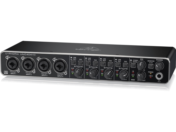 Behringer Umc404hd Grænseflade Til Lydoptagelse