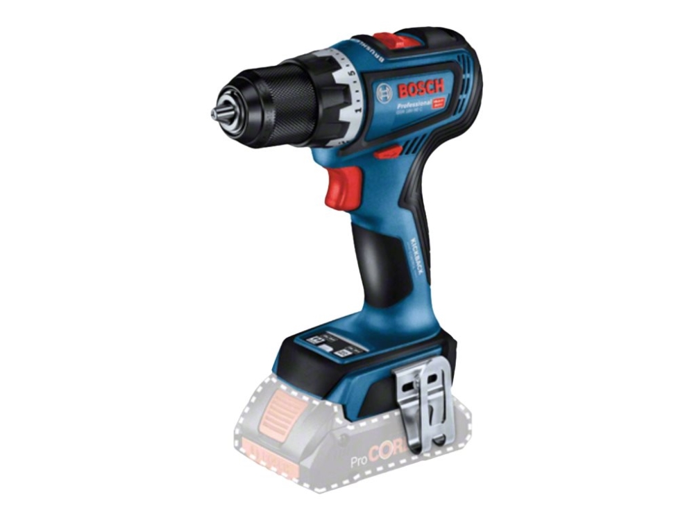 Bosch SLAGBOREMASKINE GSB 18V-90 C SOLO - SOLO | Borrmaskin | GameStuff