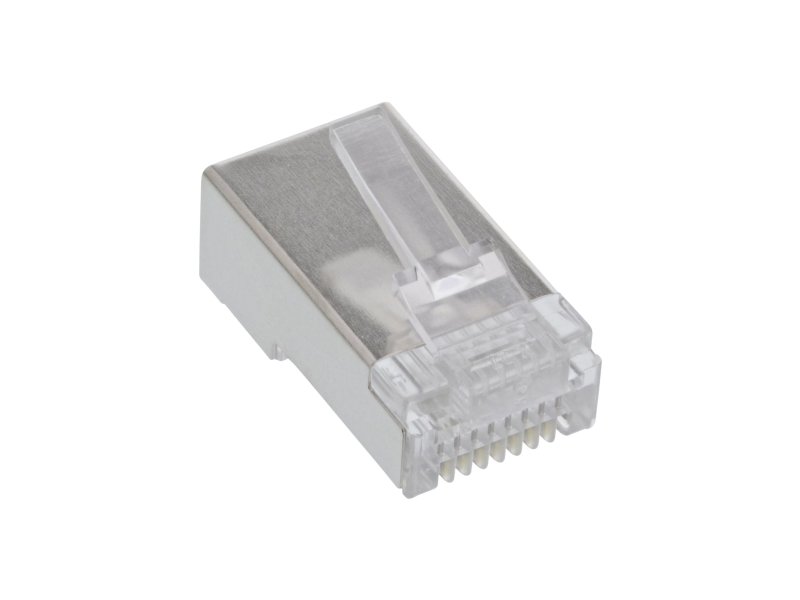 InLine 74000, 8P8C RJ45, Sølv, 26 g, 10 stk, 12 mm, 23 mm