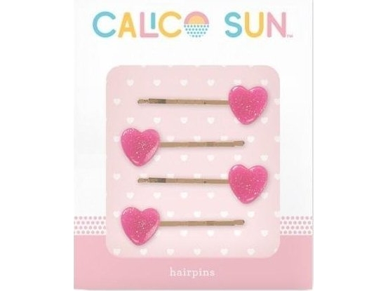 Calico Sun Sophia Haarspangen - Herz 4Tlg.