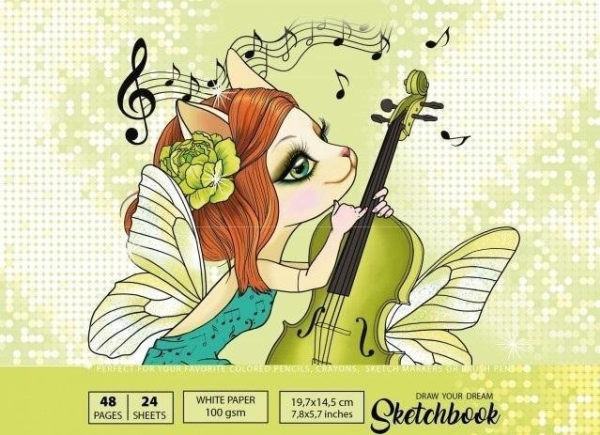 Fresh Skizzenbuch 197X145/48K 100G Tw Fresh