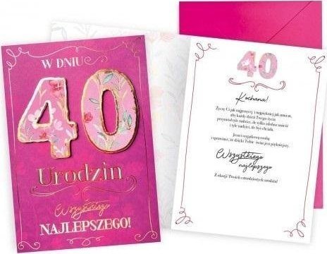 Syntymäpäiväkortti 40