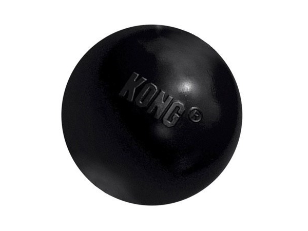 Kong Spielzeug Ball Extreme Schwarz M/L 7,5Cm
