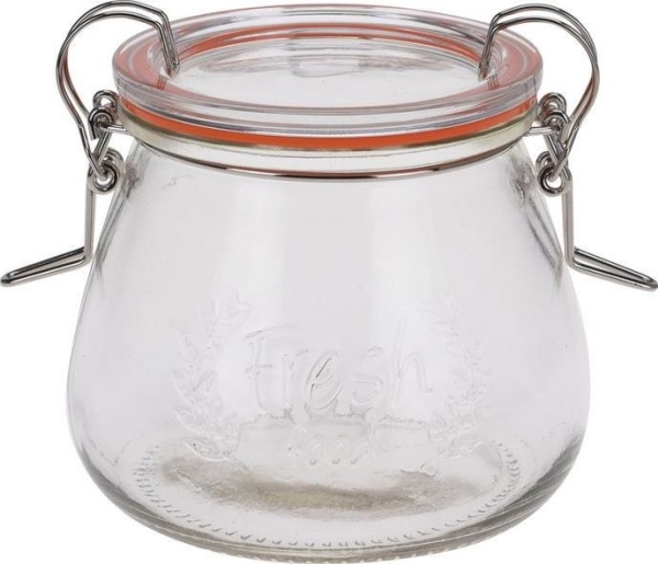 Excellent Houseware Glaskrukke Beholder Med Forsegling Weck 400 Universal