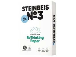 Genbrugspapir Steinbeis No.3 Pure White, A3 - (500 ark)