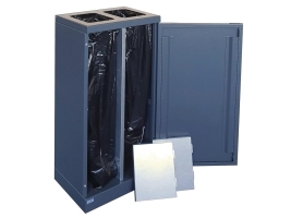 Skraldespand, Bica 951, 2 x 45 l, antracit