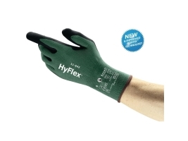 Ansell 11842100 Hyflex Arbeitshandschuhe Nylon/Spandex Gr. 10 (En 388:2016, En 21420:2020, En 407 Iso 21420:2020) 1 Paar