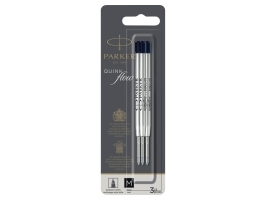 Refill Parker QuinkFlow Ballpen, medium, sort, pakke a 3 stk.